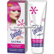 Venita Trendy Ultra Cream 30 Candy Pink hajszínező krém 75ml + 2x15ml hajfesték, színező