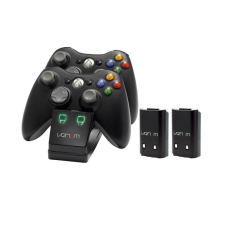 VENOM VS2891 Xbox 360 dupla töltőállomás akkumulátorokkal fekete videójáték kiegészítő