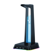 VENTARIS GHSO-10 gamer Fejhallgató Állvány - Fekete (GHSO-10) fejhallgató állvány