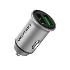 Vention 2-portos USB A+A(30/30) autós töltő mobiltelefon kellék