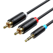 Vention 3.5mm Male to 2x Male RCA Cable 3m Vention BCLBI Black kábel és adapter