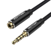 Vention BHCBH audio kábel 2 M 3.5mm TRRS Fekete (BHCBH)