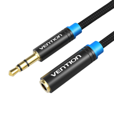 Vention Braided 3.5mm Audio Extender 2m Vention VAB-B06-B200-M Black kábel és adapter