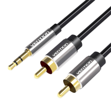 Vention Cable Audio 2xRCA to 3.5mm Vention BCFBJ 5m (black) kábel és adapter