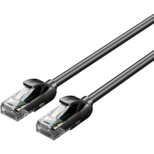 Vention Cat5e UTP Ethernet Patch Cable, 15 m, fekete kábel és adapter