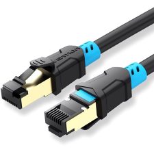 Vention Cat.6 SFTP Patch Cable, 15m, fekete kábel és adapter