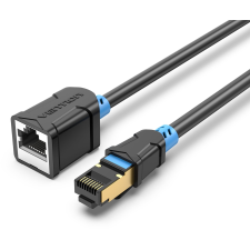 Vention Cat.6 SSTP Extension Patch Cable, 0.5m, fekete (IBLBD) kábel és adapter