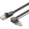 Vention Cat.6 UTP Downward Right Angle Ethernet Patch Cable 1M Black (IBWBF)