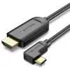 Vention CGVBG USB Type-C - HDMI 2.0 Kábel 1.5m - Fekete