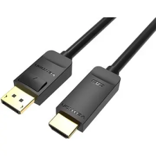 Vention Displayport to HDMI Cable 1,5m Black  HAGBG kábel és adapter