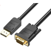  Vention Displayport -> VGA, (fekete), 2m, kábel
