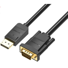  Vention Displayport -> VGA, (fekete), 2m, kábel kábel és adapter