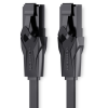 Vention Flat CAT6 UTP Patch Cord Cable, 5m, fekete (IBABJ)