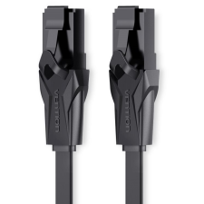 Vention Flat CAT6 UTP Patch Cord Cable, 5m, fekete (IBABJ) kábel és adapter