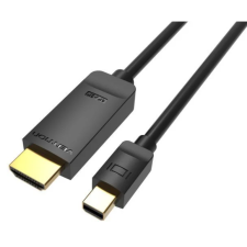 Vention HAHBI Mini DisplayPort - HDMI kábel 3m - Fekete (HAHBI) kábel és adapter