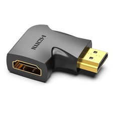 Vention HDMI 90 Degree Male to Female Vertical Flat Adapter Black kábel és adapter