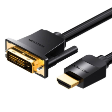 Vention HDMI - DVI átalakító kábel 1m fekete (ABFBF) kábel és adapter