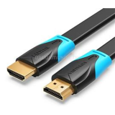 Vention HDMI, lapos 1m, kábel (fekete) (VAA-B02-L100) kábel és adapter