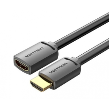 Vention hdmi/m - hdmi/f (4k, hd, pvc, fekete), 0,5m, kábel kábel és adapter