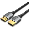Vention hdmi/m (szürke, ultravékony,hd), 3m, kábel