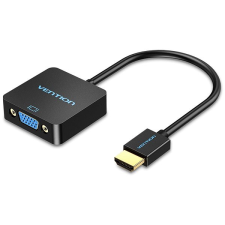 Vention HDMI to VGA Converter 0.15m Black kábel és adapter