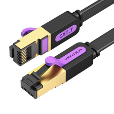 Vention ICABK hálózati kábel Fekete 8 M Cat7 (ICABK) kábel és adapter