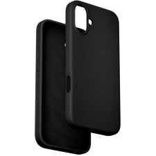 Vention iPhone 16 Plus fekete Liquid szilikon MagSafe tok (KUHB0-20) tok és táska