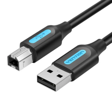 Vention Kábel USB 2.0 A-B Vention COQBF 1m (fekete) kábel és adapter