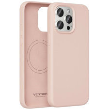 Vention Liquid iPhone 15 Plus szilikon MagSafe tok - Dusty Pink tok és táska