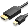 Vention mini Displayport -> HDMI, (fekete), 1,5m, kábel
