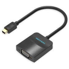 Vention Mini DisplayPort (miniDP) to VGA Converter 0.15m Black kábel és adapter