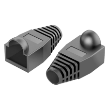 Vention RJ45 (PVC, fekete), 50 darab, védőburkolat kábel és adapter