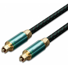 Vention Toslink Összekötő Fekete-Zöld 1.5m BKBGG kábel és adapter