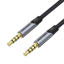 Vention TRRS 3.5mm Aux kábel 1m szürke (BAQHF) (BAQHF) kábel és adapter