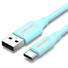 Vention USB 2.0 to USB-C 3A Cable 2m Light Blue kábel és adapter