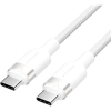 Vention USB 2.0 Type-C Male to Type-C Male 3A Cable 2M White Aluminum Alloy Type