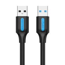 Vention USB 3.0 kábel Vention CONBI 3m fekete PVC kábel és adapter