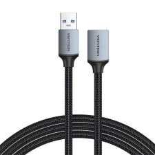 Vention USB-A apa - USB-A anya kábel 1m fekete (CBLHF) (CBLHF) kábel és adapter