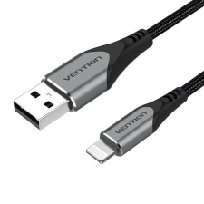 Vention USB-A - Lightning kábel 2.4A 1m fekete (LABHF) kábel és adapter
