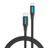 Vention USB-C 2.0 to Micro-B 2A cable 1m Vention COVBF black