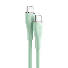 Vention USB-C 2.0 to USB-C 5A Cable Vention TAWGG 1.5m Light Green Silicone kábel és adapter