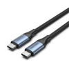 Vention USB-C 4.0/M -> USB-C 4.0/M szövet 5A,alu (szürke) 1m kábel (TAVHF)