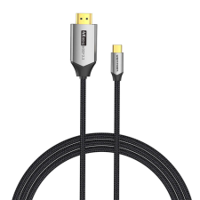 Vention USB-C HDMI kábel 1m Vention CRBBF (fekete) kábel és adapter