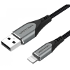 Vention USB Lightning Töltő/adat Fekete 2m LABHH