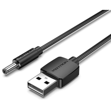 Vention USB to DC 3,5mm Charging Cable Black 1,5m kábel és adapter