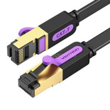 Vention UTP Patch Cat.7 lapos 1,5m kábel (fekete) (ICABG) kábel és adapter