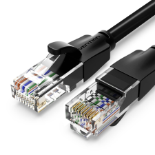 Vention UTP patch kábel Vention IBEBG CAT6 1.5 méter fekete kábel és adapter