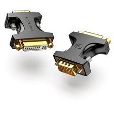 Vention VGA (M) to DVI (F) Adapter Black kábel és adapter