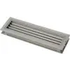 VENTS Ajtó szellőzőrács DRR 200x100mm Alu natur