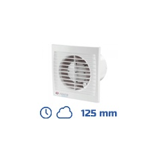 VENTS Ventilátor, Silenta-STHL (125 mm) időkapcs., páraérz., g.csap. villanyszerelés